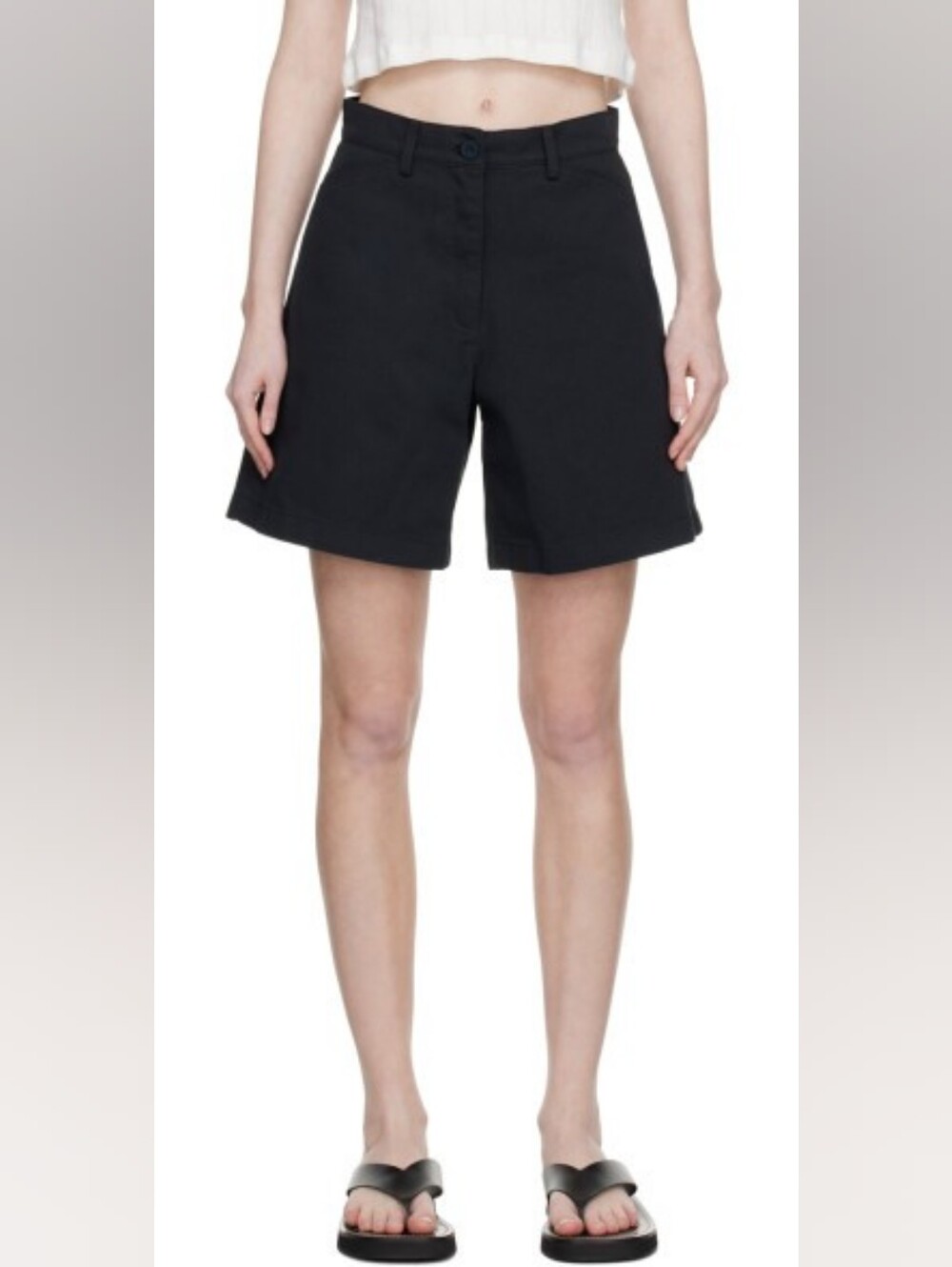 Nothing Written Bao Denim Shorts Black